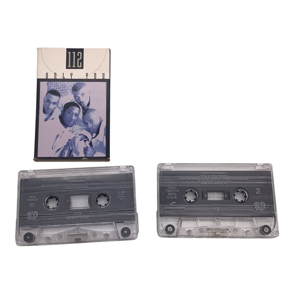 112 Only You Vintage Cassette Tape 1995/1996 Clean Radio Mix Instrumental